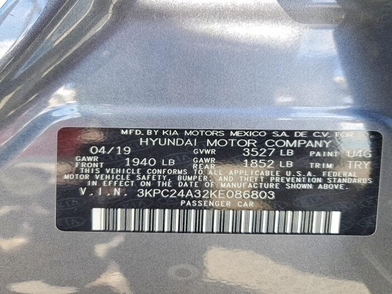 2019 HYUNDAI ACCENT SE 12
