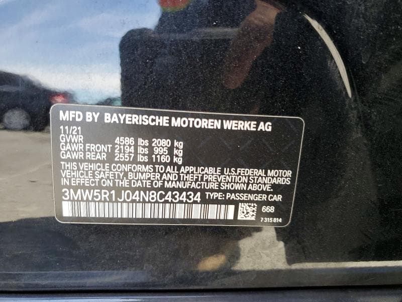 2022 BMW 330I 13