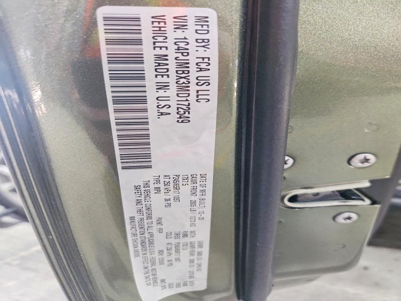 2021 JEEP CHEROKEE TRAILHAWK 13