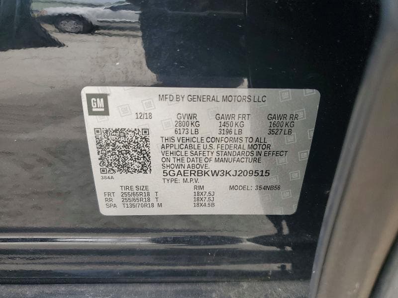 2019 BUICK ENCLAVE ESSENCE 13