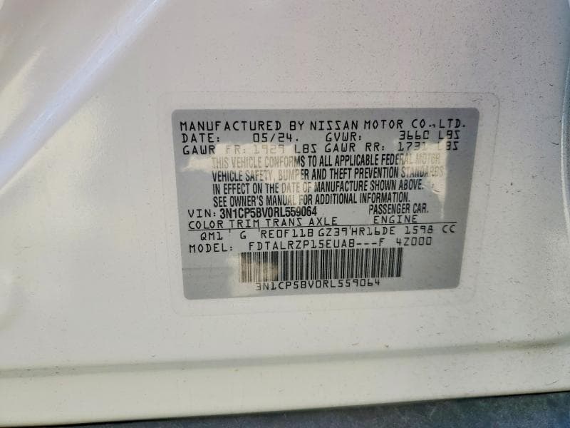 2024 NISSAN KICKS S 12