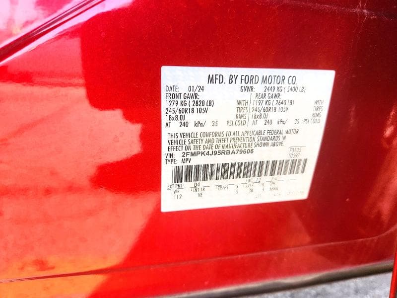 2024 FORD EDGE SEL 12