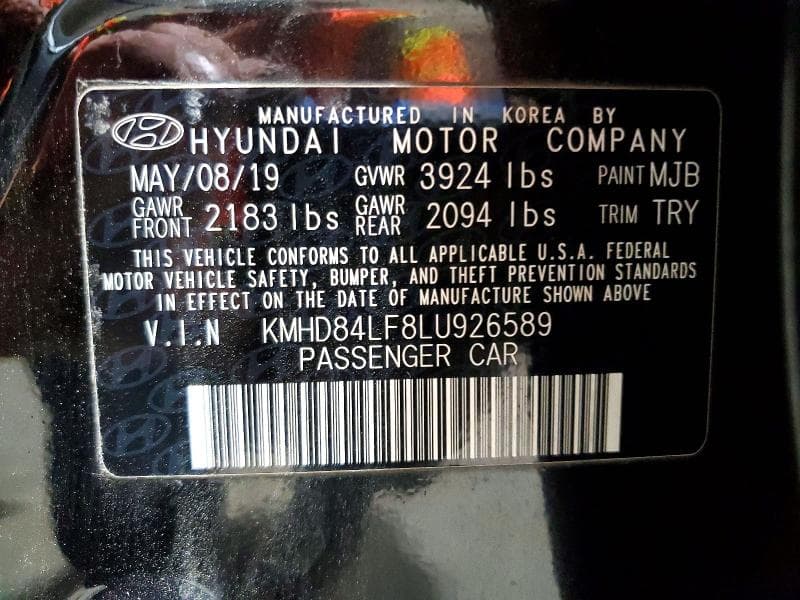 2020 HYUNDAI ELANTRA SEL 12