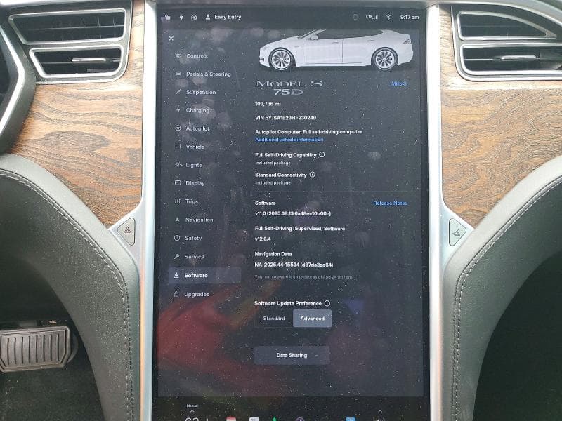 2017 TESLA MODEL S 9