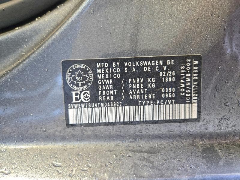 2026 VOLKSWAGEN JETTA COMFORTLINE 13
