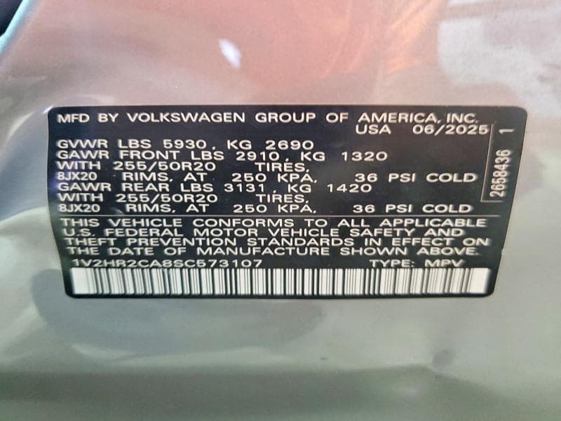 2025 VOLKSWAGEN ATLAS SE 13