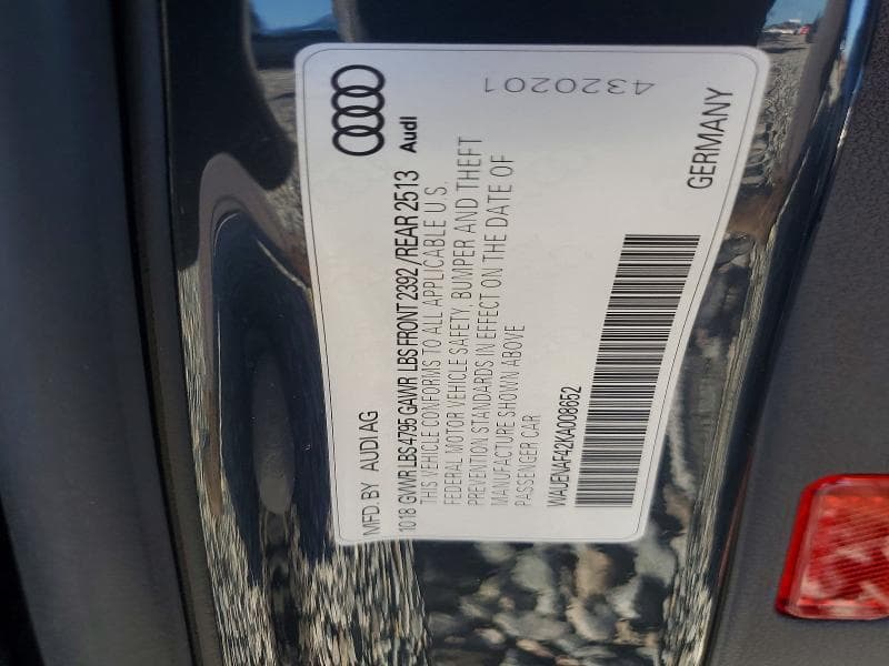 2019 AUDI A4 PREMIUM PLUS 12