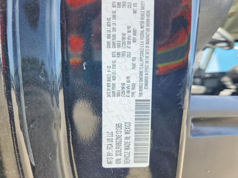 2022 RAM PROMASTER 1500 1500 HIGH 13