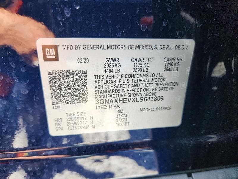 2020 CHEVROLET EQUINOX LS 14