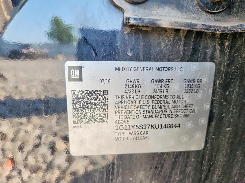2019 CHEVROLET IMPALA LS 12
