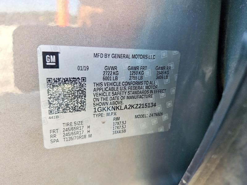 2019 GMC ACADIA SLE 13