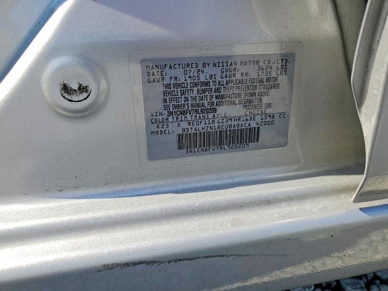 2024 NISSAN VERSA SR 12