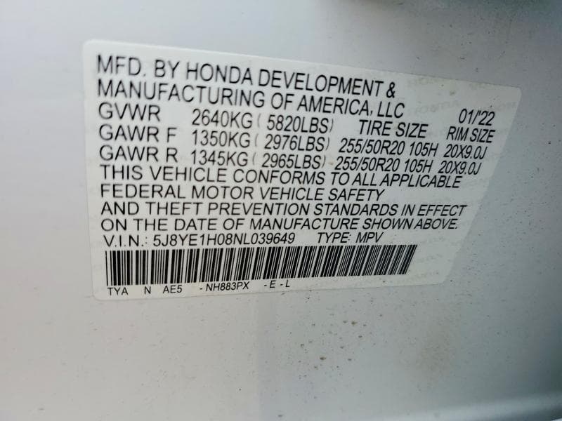 2022 ACURA MDX A-SPEC 13
