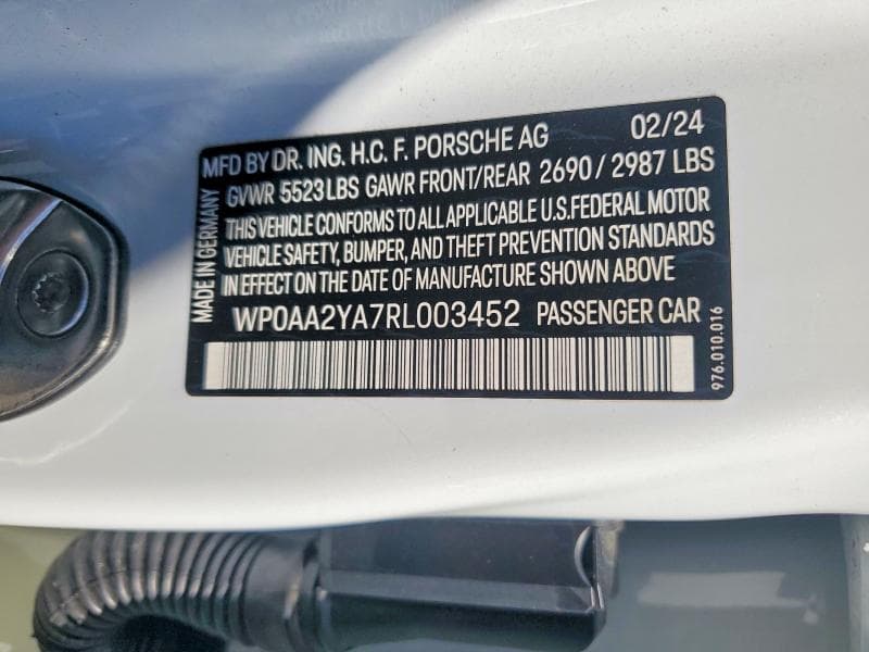 2024 PORSCHE PANAMERA BASE 12
