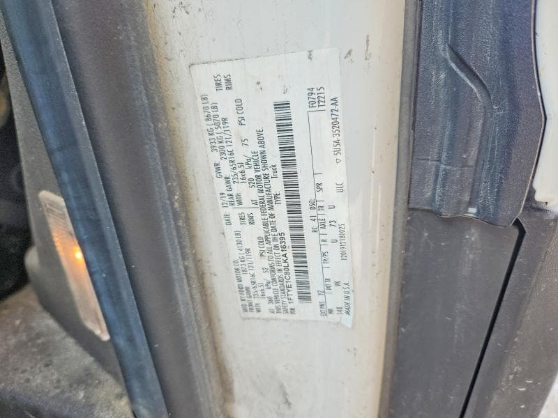 2020 FORD TRANSIT T-150 12