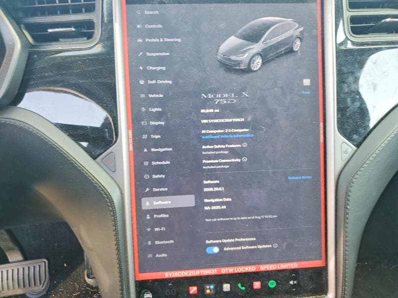 2018 TESLA MODEL X 9