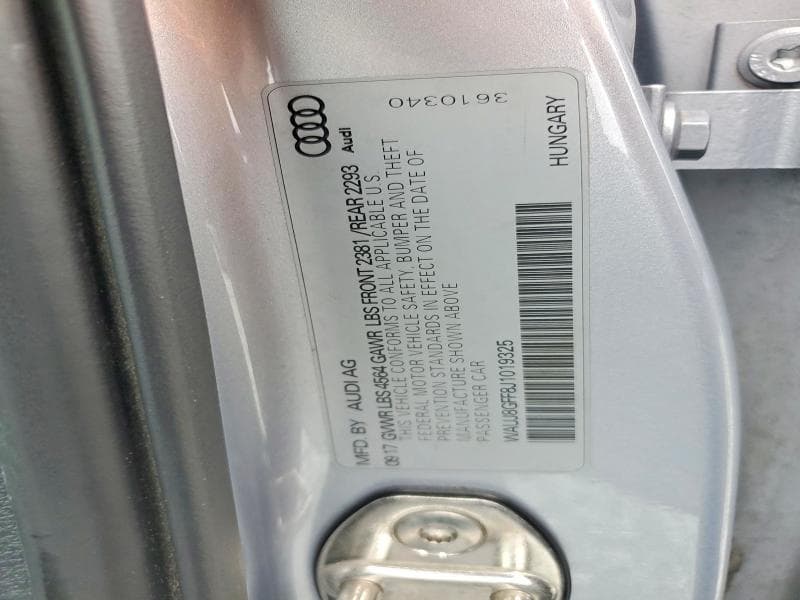 2018 AUDI A3 PREMIUM PLUS 12