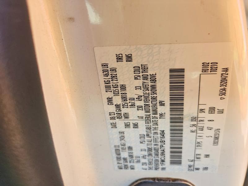 2023 FORD ESCAPE ST LINE SELECT 14
