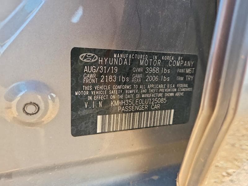 2020 HYUNDAI ELANTRA GT BASE 13