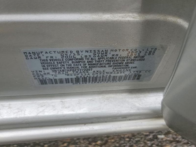 2021 NISSAN SENTRA 1.8 12