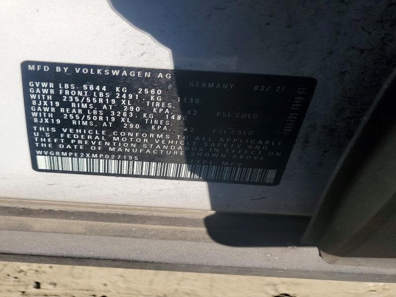 2021 VOLKSWAGEN ID.4 PRO 12