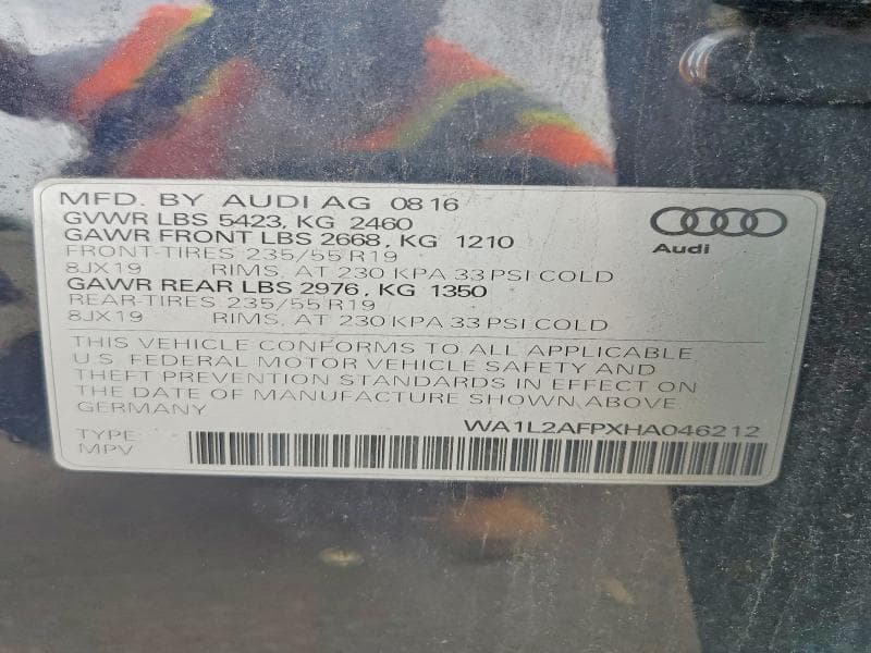 2017 AUDI Q5 PREMIUM PLUS 13