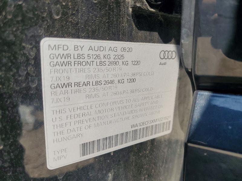 2021 AUDI Q3 PREMIUM S LINE 45 12