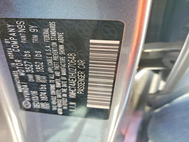 2017 HYUNDAI ACCENT SE 13