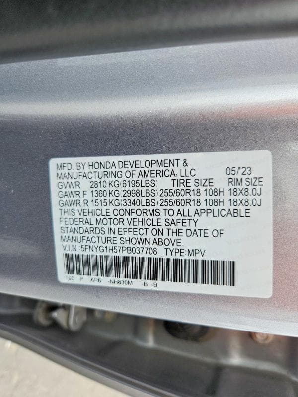 2023 HONDA PILOT EXL 14