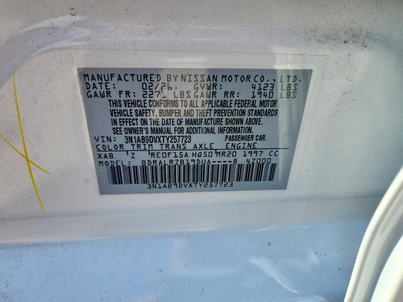 2026 NISSAN SENTRA SR 12