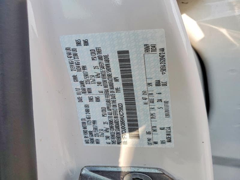 2017 FORD ESCAPE SE 13