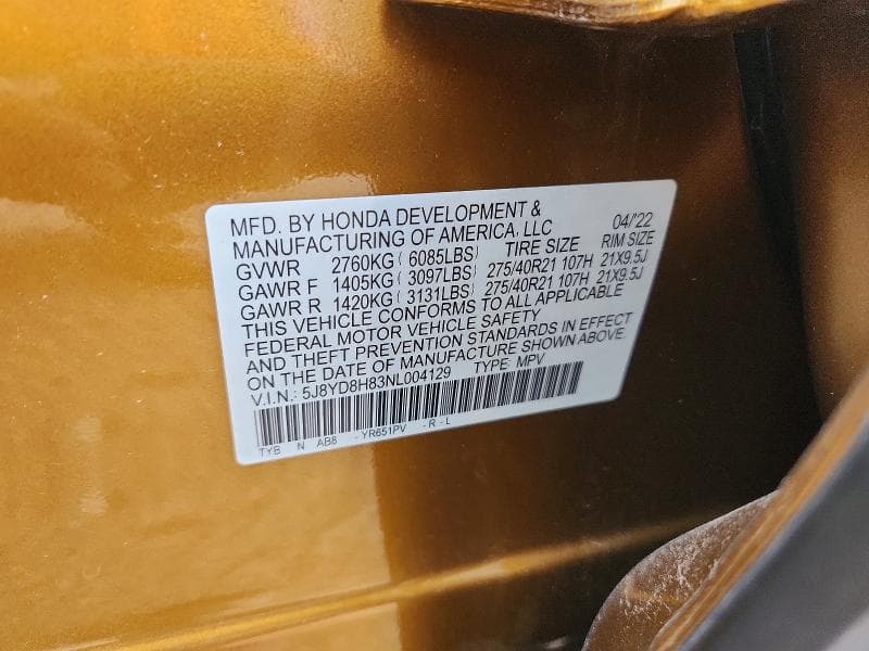 2022 ACURA MDX TYPE S ADVANCE 14