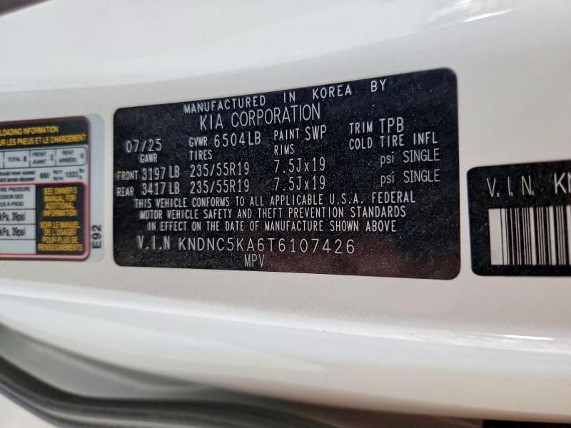2026 KIA CARNIVAL EX 13