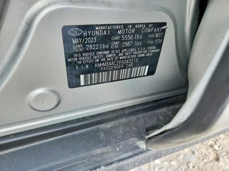 2023 HYUNDAI IONIQ 6 SEL 12