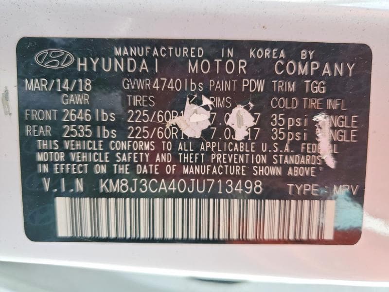 2018 HYUNDAI TUCSON SEL 13