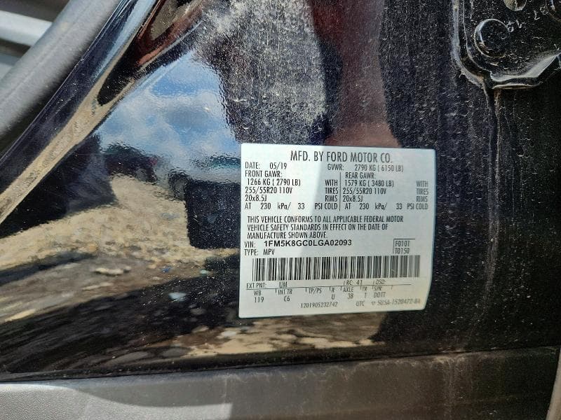2020 FORD EXPLORER ST 13