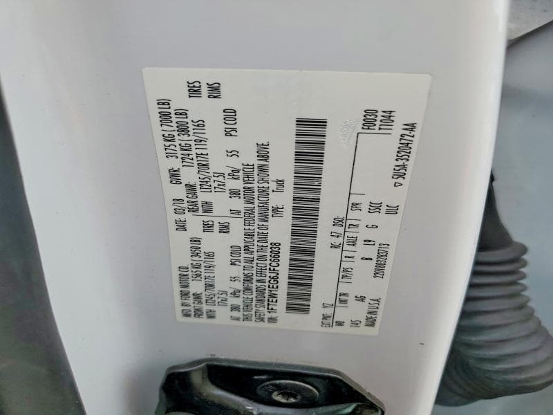 2018 FORD F150 SUPERCREW 12