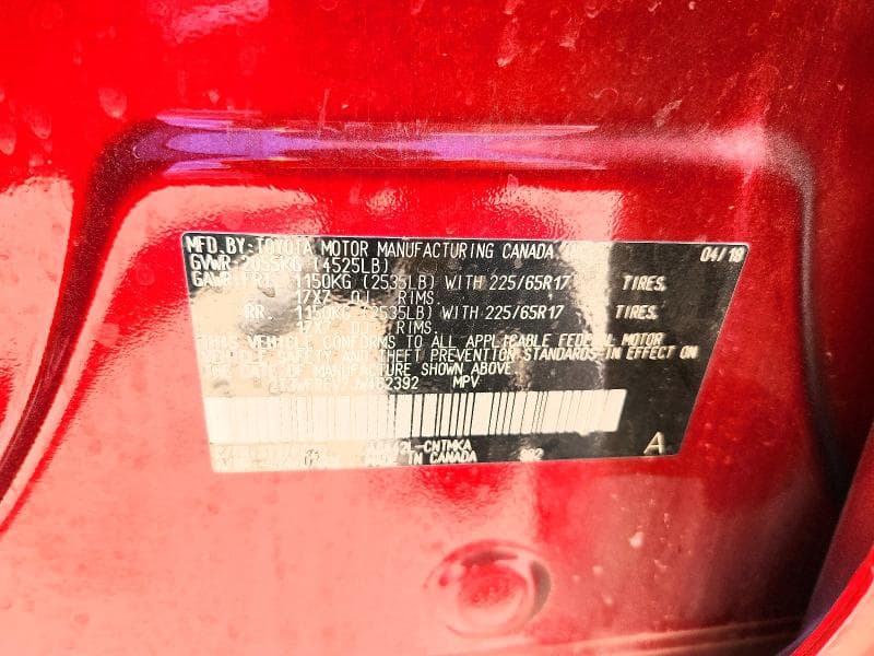 2018 TOYOTA RAV4 XLE 13