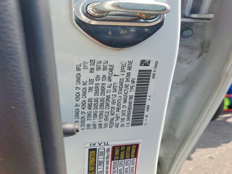 2017 HONDA CR-V EXL 13