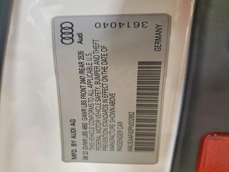 2023 AUDI A4 PREMIUM PLUS 45 12