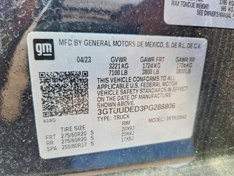 2023 GMC SIERRA K1500 SLT 13