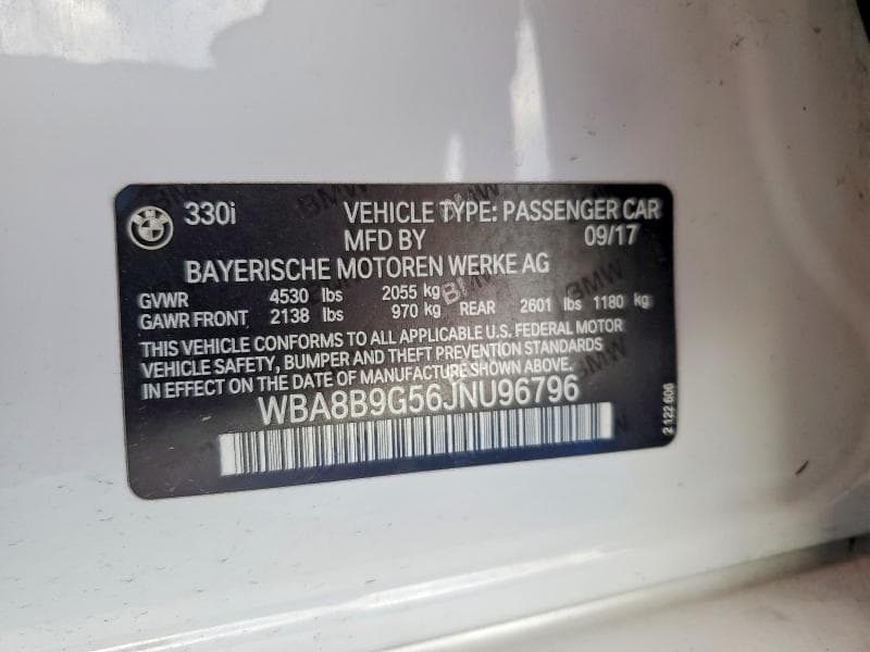 2018 BMW 330 I 12