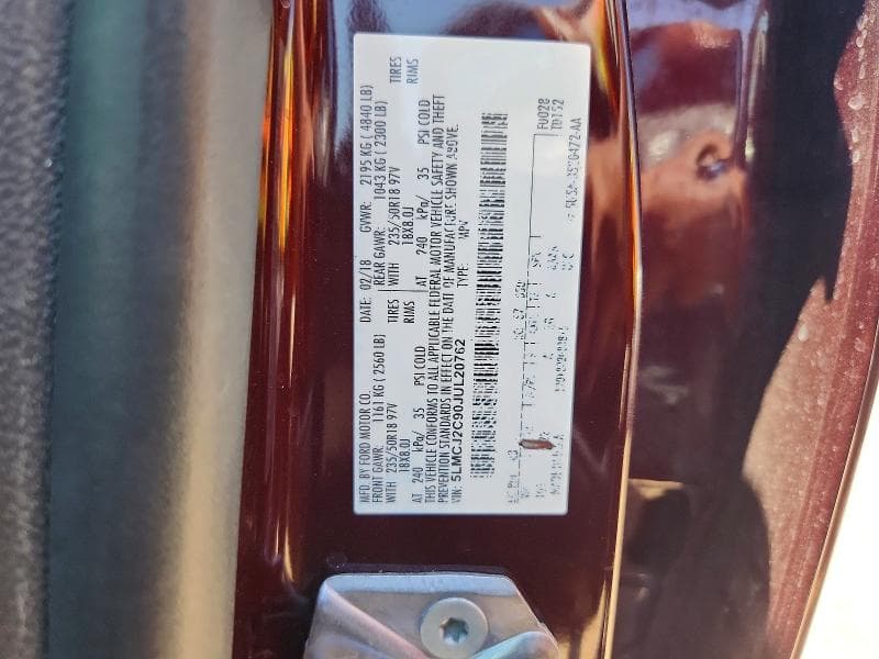 2018 LINCOLN MKC SELECT 12
