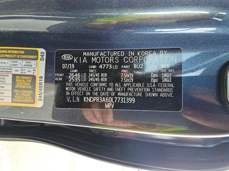 2020 KIA SPORTAGE SX 10