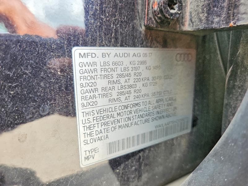 2017 AUDI Q7 PREMIUM PLUS 13