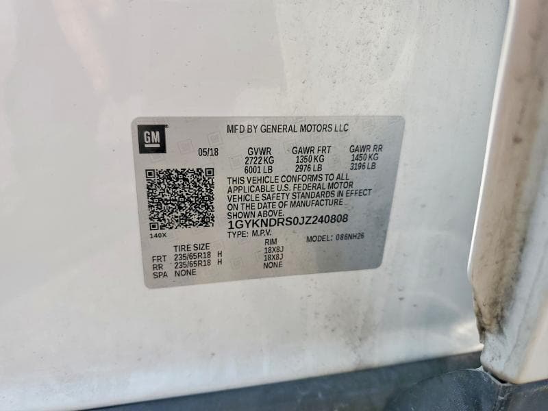 2018 CADILLAC XT5 LUXURY 14