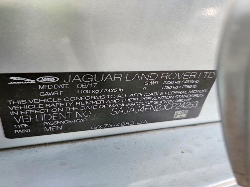 2018 JAGUAR XE PREMIUM 12