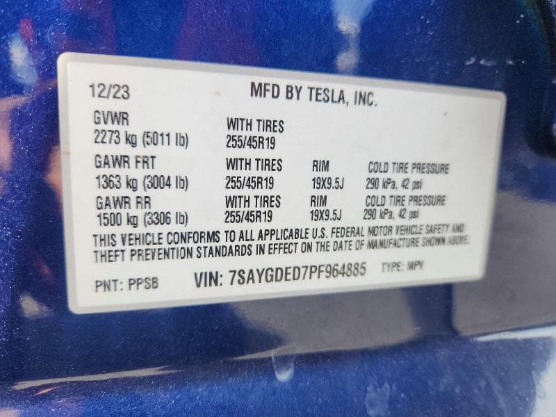 2023 TESLA MODEL Y 13