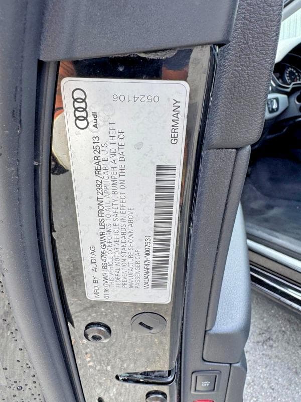 2017 AUDI A4 PREMIUM 13