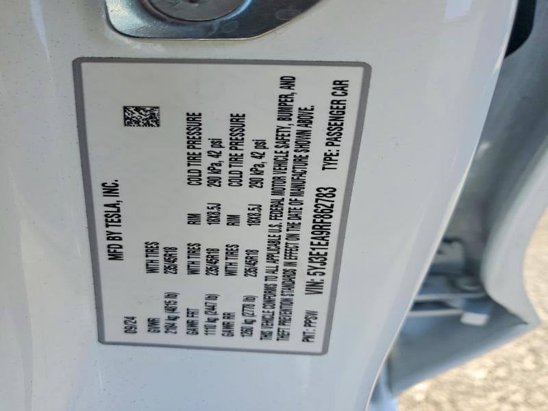 2024 TESLA MODEL 3 13